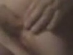 Sexy plump woman with big inflated bushy cunt gets it fingered on camera. Man's rakish hands touch her big clitoris, giving her distinguished stroking.