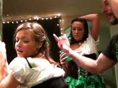 Ashlynn Leigh and Tiffany Brookes in St Patrick's Day Fuckfest